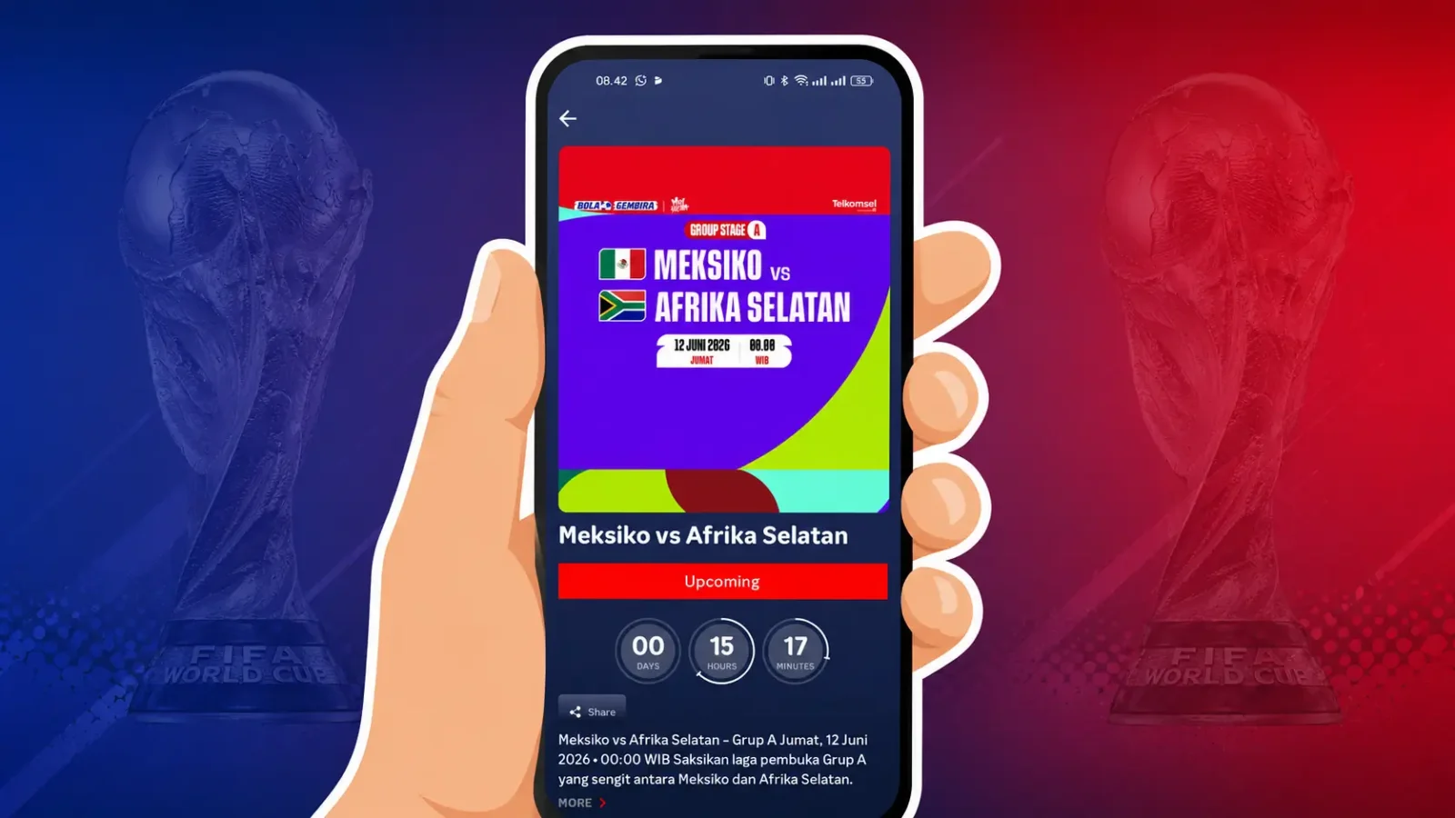 Cara Nonton Piala Dunia 2026 di HP dan TV, Gratis di TVRI dan Internet Rakyat