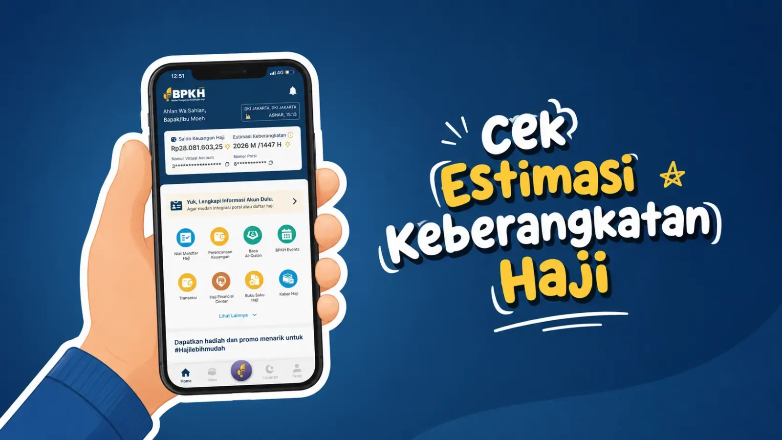 Cara Cek Estimasi Keberangkatan Haji dengan Nomor Porsi secara Online