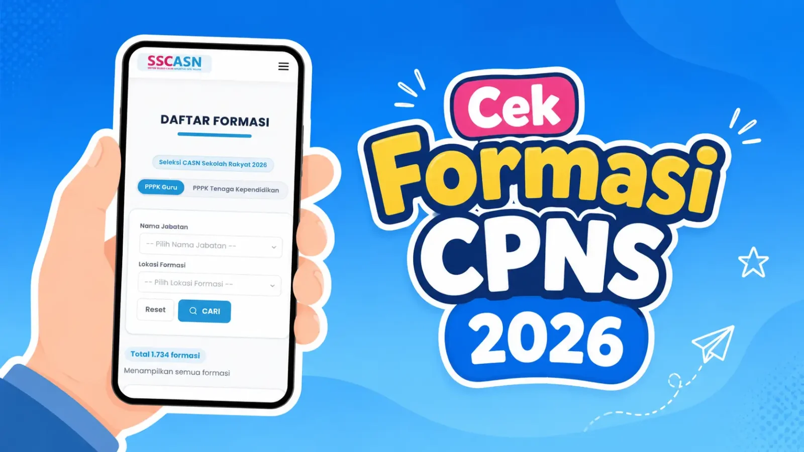 Cara Cek Formasi CPNS 2026 Melalui Laman Resmi SSCASN BKN