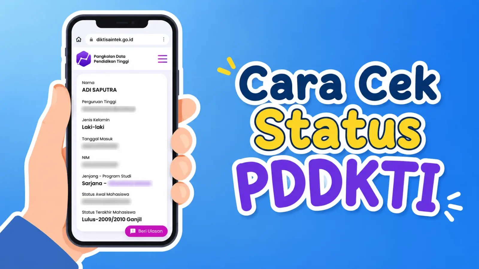 Cara Cek Status Kelulusan Mahasiswa di PDDKTI, Tak Perlu Login