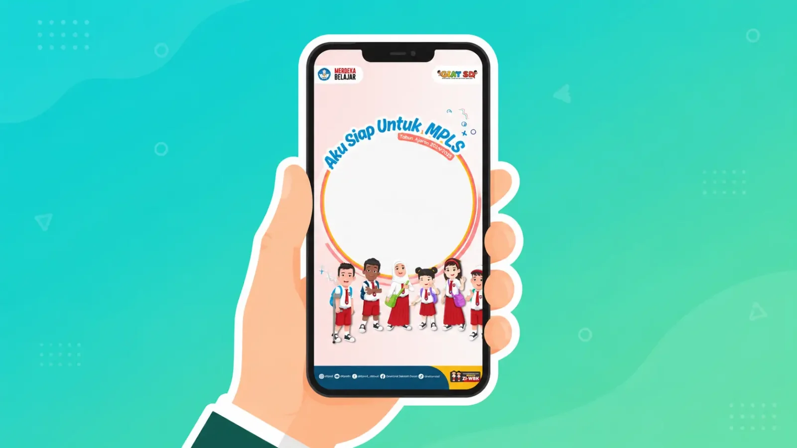 Cara Membuat Twibbon MPLS 2026 di Canva hingga Mengunggahnya ke Twibbonize