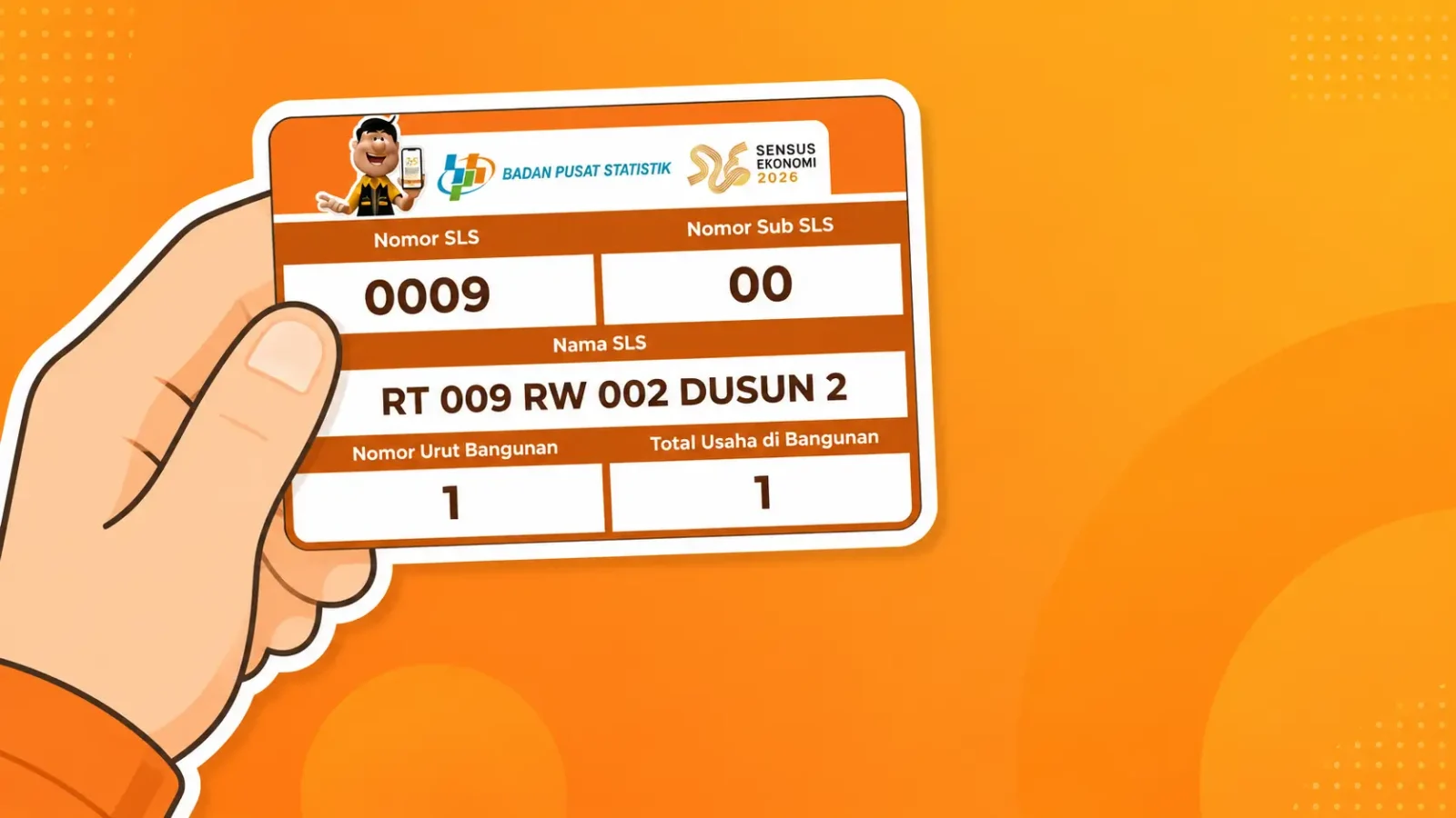 Contoh Pengisian Stiker Sensus Ekonomi 2026, Petugas Wajib Tahu!