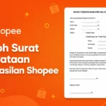 Contoh Surat Pernyataan Penghasilan Shopee, Lengkap dengan Panduan Pengisiannya