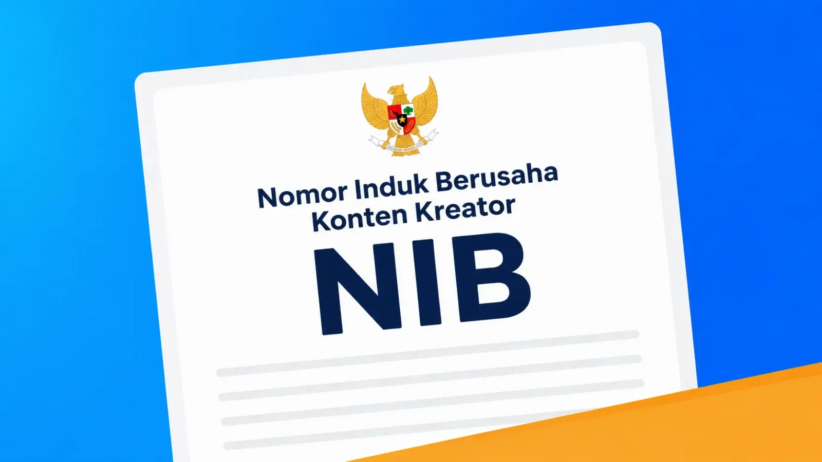 Konten Kreator Wajib Punya NIB? Ini Kriteria, Syarat, dan Cara Membuatnya