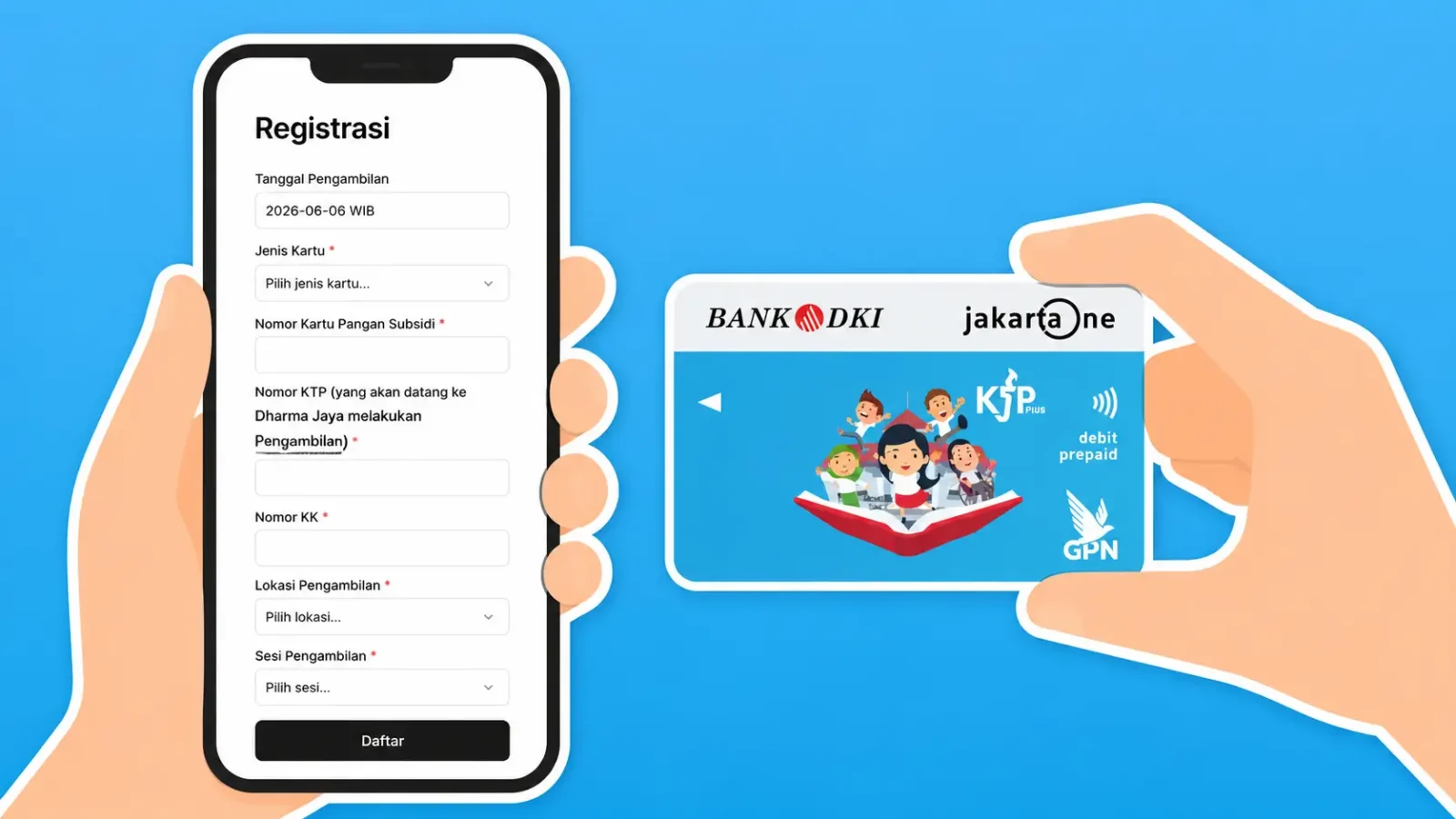 Link Daftar Antrian KJP Sembako Pasar Jaya, Dharma Jaya dan Food Station