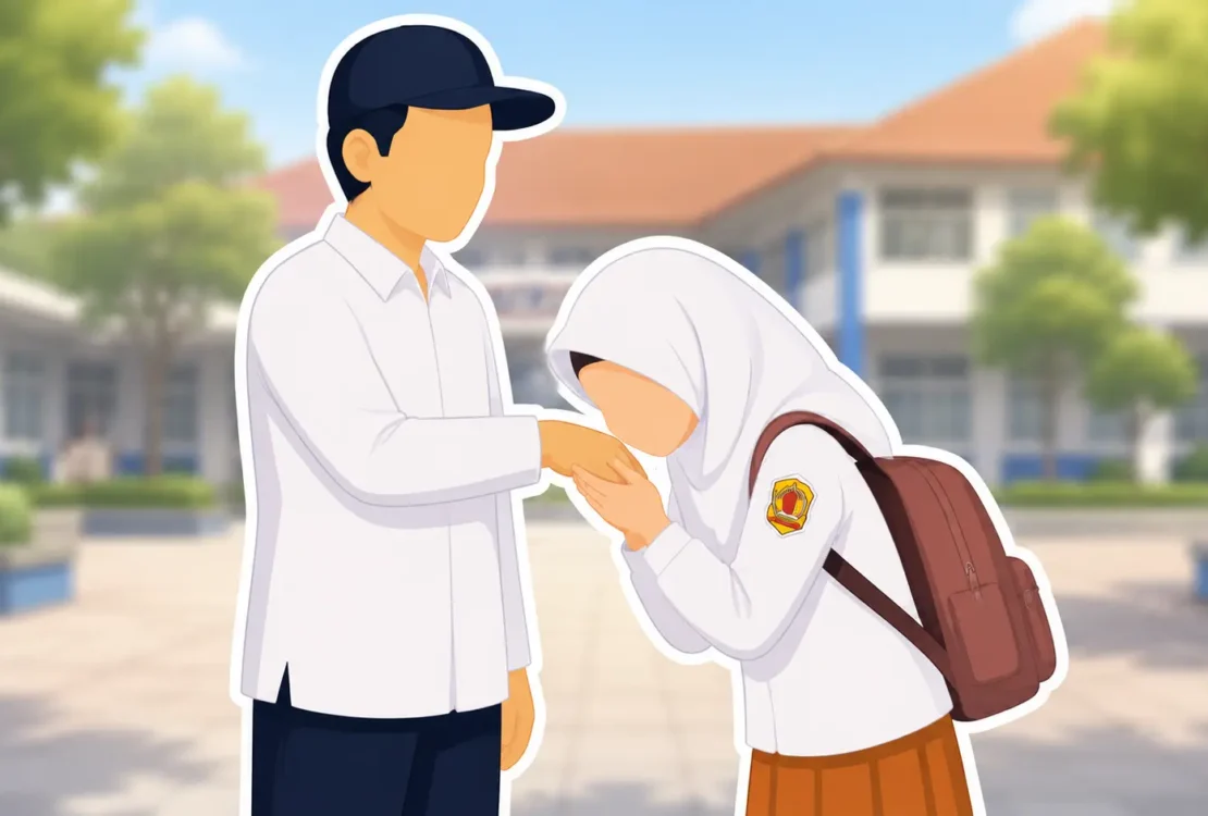 Mengenal GAMAS, Gerakan Ayah Mengantar Anak di Hari Pertama Sekolah
