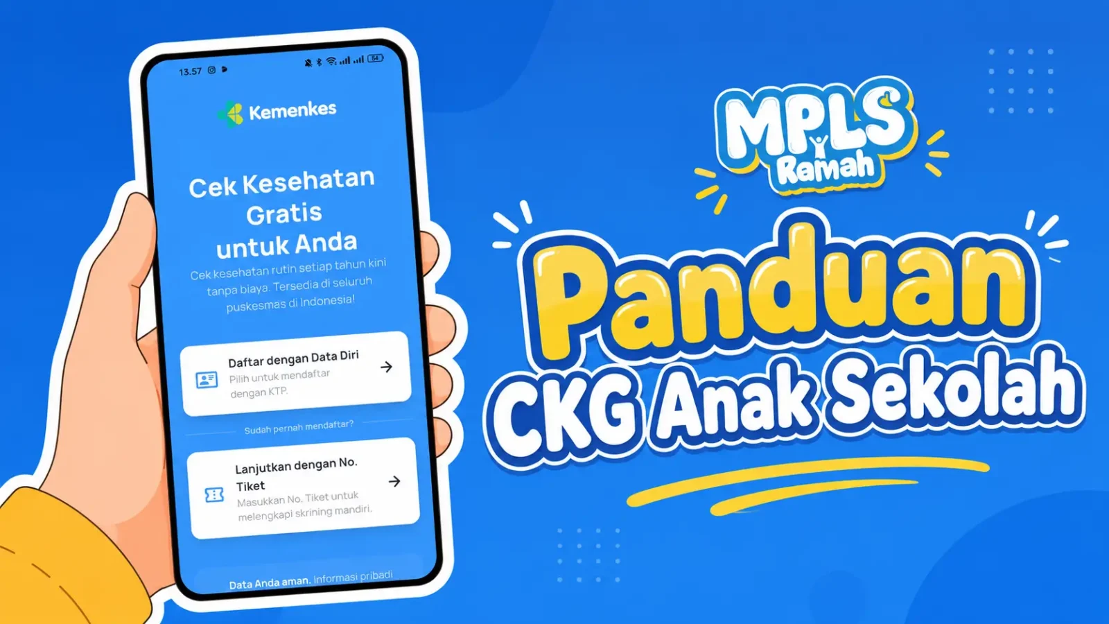 Panduan CKG MPLS Ramah 2026 Anak Sekolah di Aplikasi SATUSEHAT dan Website AyoCKG